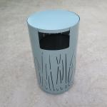 Round Street Furnitures D493mm H850mm Outdoor Litter Bins