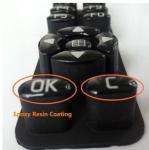 OEM Waterproof Epoxy Coated Custom Silicone Rubber Keypads