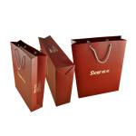 C1S Art paper Handmade Paper Bags Holographic hot foil stamping
