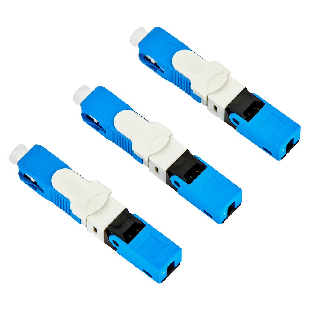 SC UPC Fast Connectors Fiber Optic Quick Assembly simplex LSZH
