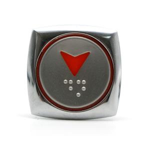 China 0.9mm Distance Hyundai Elevator Push Button Lift Parts Elevator Braille Button on sale