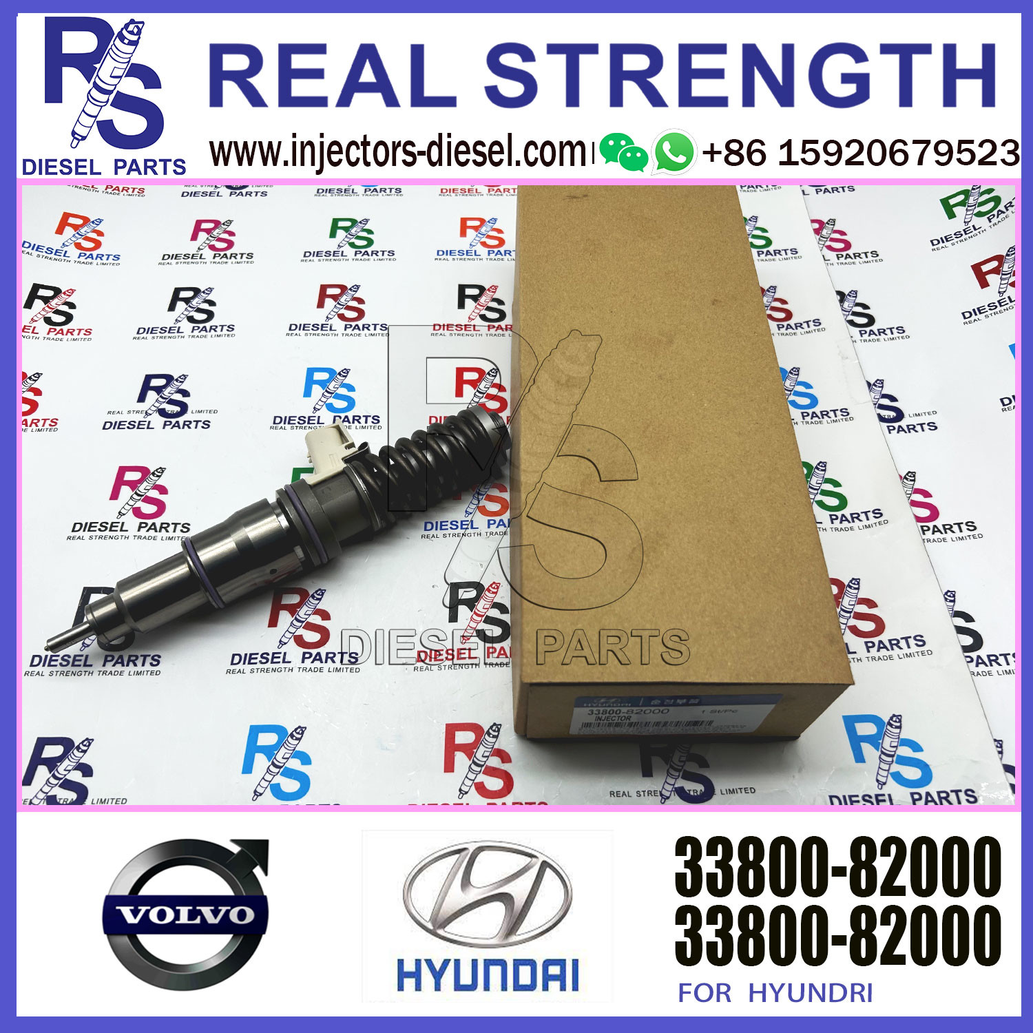 BEBE4D19001 Electronic Unit Injectors Diesel Fuel Common Rail Injector 33800-82000 For V-O-L-V