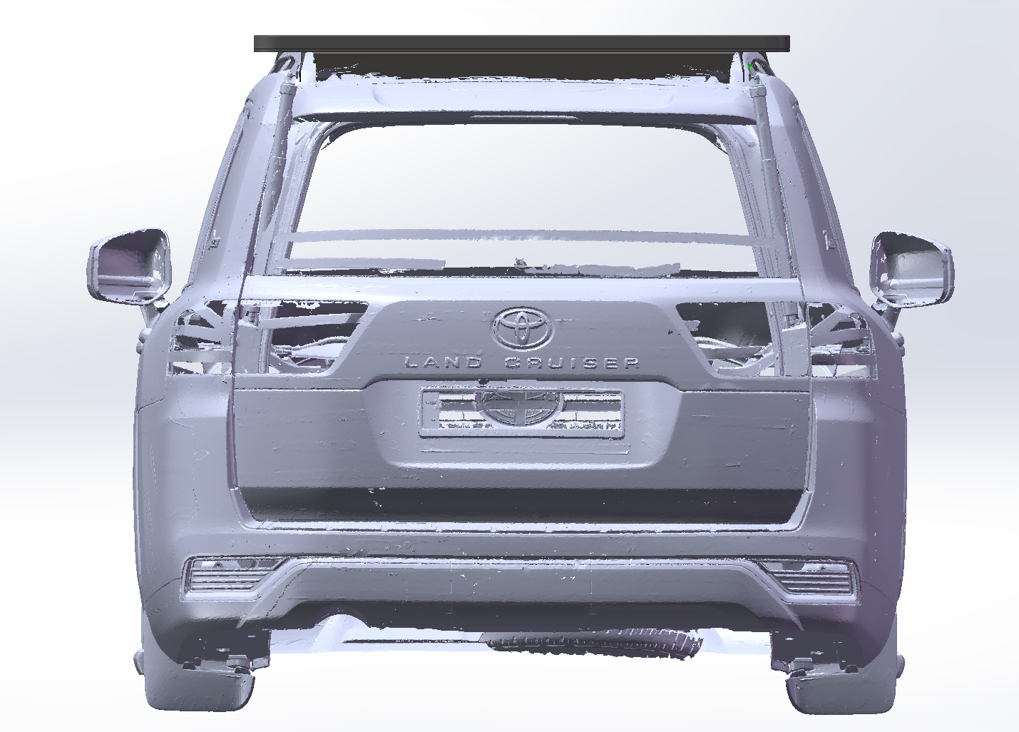 LC300 150*142*5 Flat Roof Rack Aluminum Alloy Exterior Accessories for 4X4 Vehicles