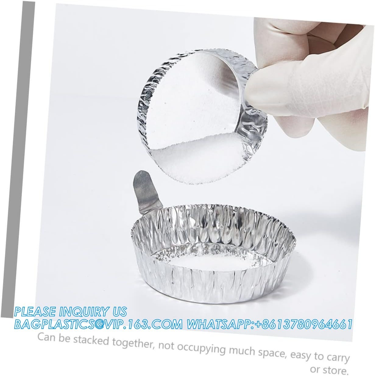 Aluminum Weighing Boats Liquid Mixing Foil Trays Aluminum Weighing Pan Foil Reusable Chemistry Weighing Pan for Lab