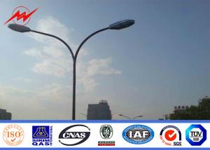 Quality School / Villas Steel High Mast Street Lamp Pole With Drawing 30 ft Height wholesale