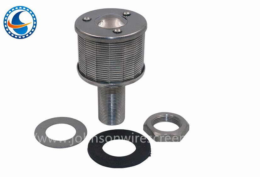 Ss316l 53mm Slot Water Filter Nozzle Single Welded