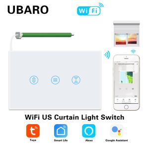 Quality Tuya Smart 1.8KW Curtain Switch 118 US Brazil Tailand Vietnam Us Australia Standard Blind Roller Smart Switch wholesale