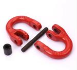 Tower Crane Lifting and Hoisting Butterfly Buckle Chain Double Ring Buckle 1.12t