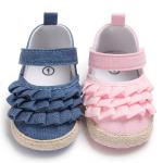 Free sample Cotton fashion 0-18 months crib prewalker baby sandals