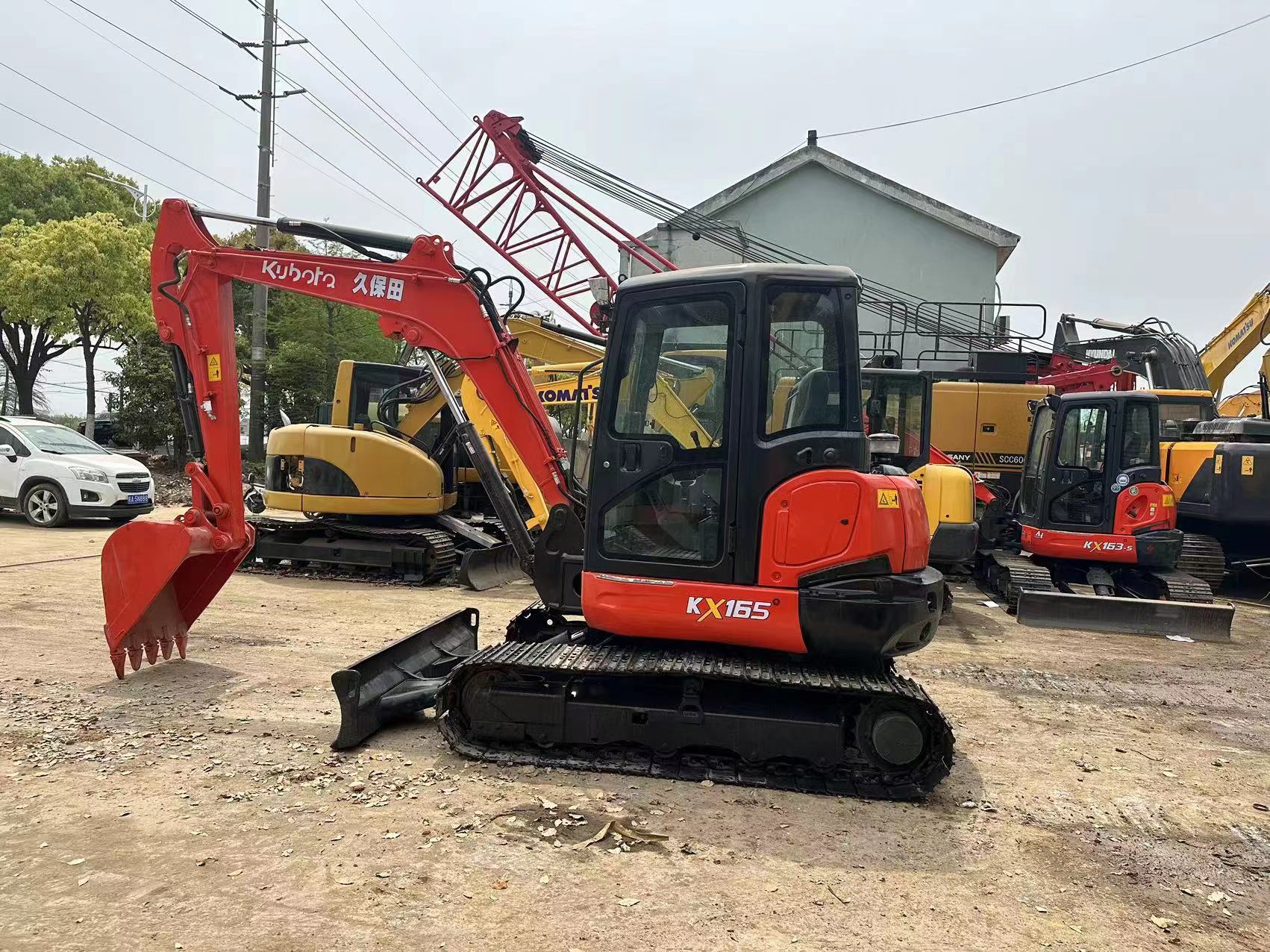 Used mini digger Kubota165 Japan origin cheap price/Second hand hydraulic crawler Excavator Kubota165 High quality