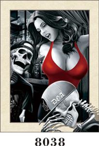 Quality Sexy Women Painting 5d Photography For Restaurant / Custom Lenticular Printing wholesale