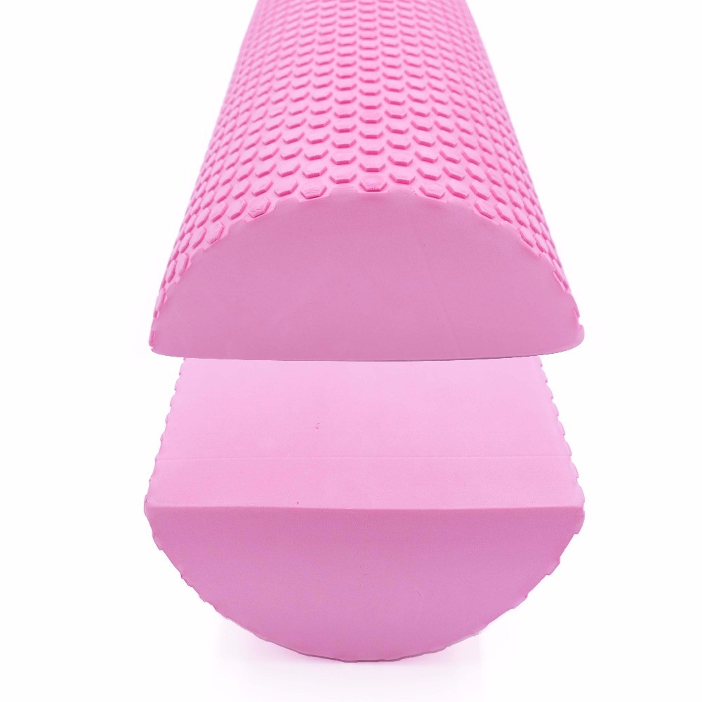 vHigh Density Half Foam Roller , Body Massage Roller Fitness Equipment Balance Pad