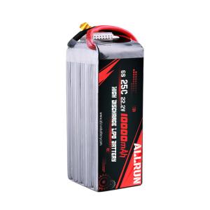 Quality 22.2V 6S 10000mAh LiPo Battery 25C High C Rate LiPo Battery Pack wholesale