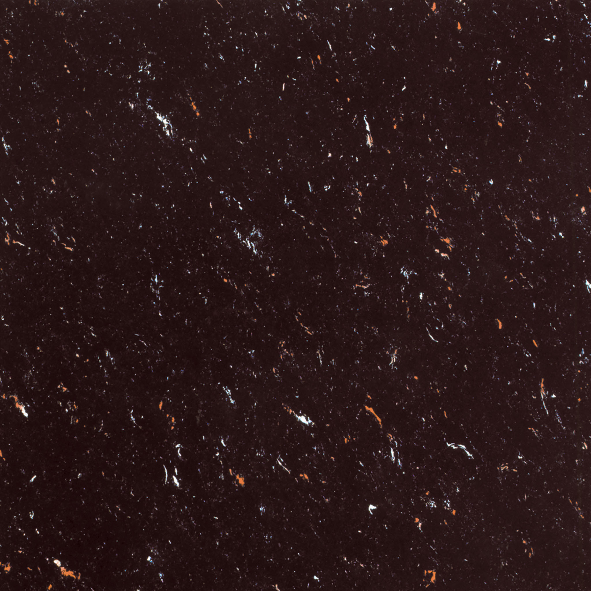 600x600mm polished granite floor tile, double loading, black & brown color