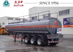 30000 Liters 3 Axles Fuel Tanker Trailer Customized Capacity Long Service Life