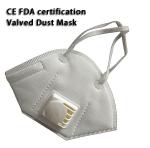 Outdoor Valved Dust Mask , Anti Pollution Mask Good Air Permeability