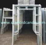 Q195 Q235 galvanized scaffolding frame system door frame, ladder frame 1219*1930