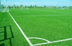 Eco Friendly Artificial Grass Soccer Field Dark Green Or Light Green Option