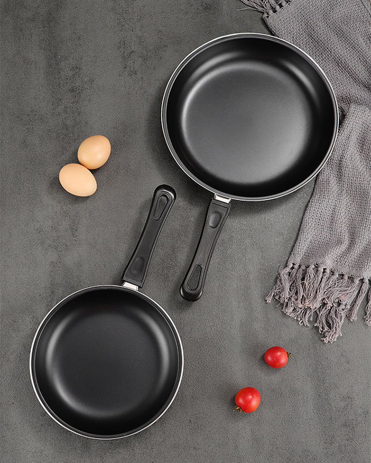 Wholesale TOP Seller 9-Inch Cooking Pot Non Stick Fry Pan Cookware Cast Iron Frying Pans With Anti-Heat Handle