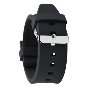 Quality Flat 24mm Mens Rubber Watch Bands With Square Holes wholesale