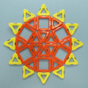 Quality Plants Themed Magnetic Childrens Blocks Toys Sun Shapes Creativity Learning wholesale