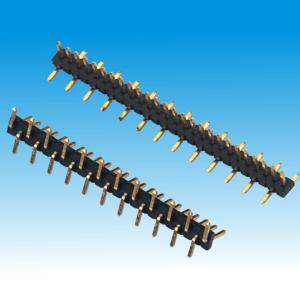 Quality 1.27mm 0.40SQ Pin Header Single Row SMT wholesale