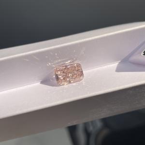 Quality IGI Certified Synthetic lab Created Radiant Cut Pink Diamond 10Mohs Hardness wholesale