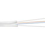 White FTTH Fiber Cable Assembly Drop Cable For Indoor ROHS Certificate