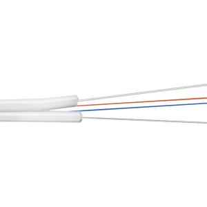 Quality White FTTH Fiber Cable Assembly Drop Cable For Indoor ROHS Certificate wholesale