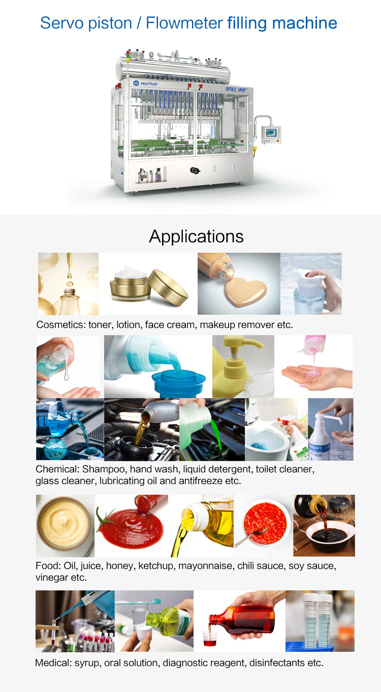 Multifunctional Liquid Filling And Capping Machine For Plastic And Glass Bottle
