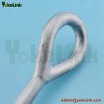 Hot dip galvanized Forged oval eye bolt