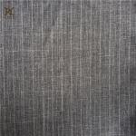 Density customized Woven Black And White Yarn Double Stripes Fabric For Suits