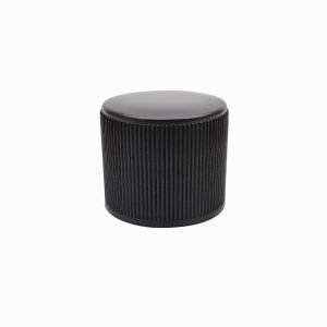 Quality Striped Edge Black Plastic Screw Covers 18MM Inner Diameter wholesale