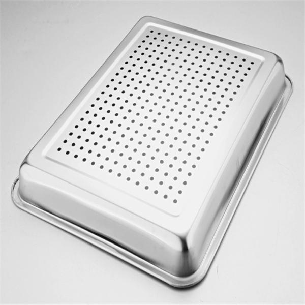RK Bakeware China Foodservice NSF Full Size 600X400 Perforated Aluminum Flat