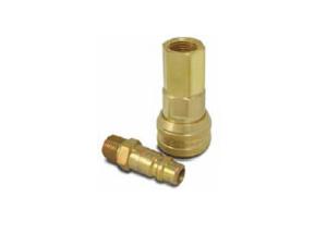 Quality Automatic push-to-connect pin-type one-way shut off operation pneumatic couplings wholesale