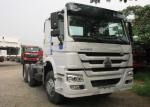 White Heavy Duty Dump Truck 6X4 Sinotruck HOWO Tractor Head Trailer