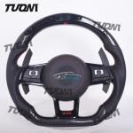 Ergonomic VW Carbon Fiber Flat Bottom Steering Wheel
