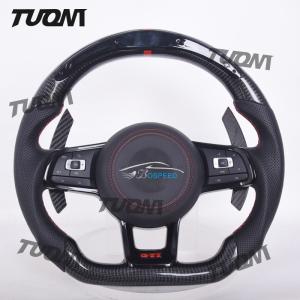 Quality Ergonomic VW Carbon Fiber Flat Bottom Steering Wheel wholesale