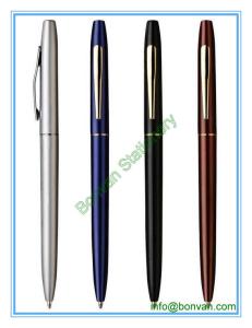 Quality low price hotel or cruise use ball pen, slogan printed ballpoint pen wholesale