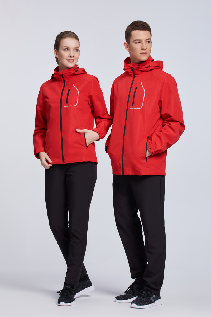 Unisex Warm Down Jacket Windbreaker Hooded Waterproof Mountain Rain Jacket
