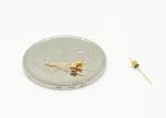 Single Pin Hermetic Electrical Connectors Kovar 4J29 Material Gold Plated