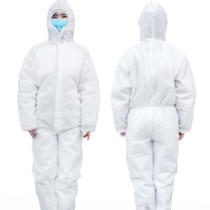 Quality Anti Static Breathable Hooded Disposable Chemical Suits wholesale