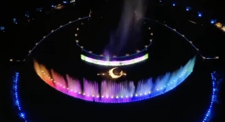 Middle Water Floating Fountain Music Control 220V 380V