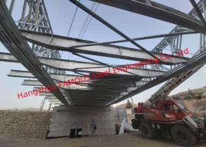 Quality Dip Hot Galvanized Steel Pedestrian Bridge Surface Protection Light Gray Color wholesale