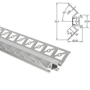 Quality LED Light Bar Diffuser Cover Anodized General Aluminum Frame Extrusions wholesale