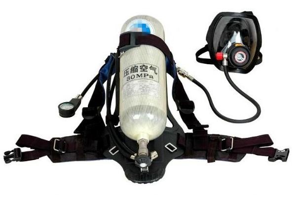 Carbon / Steel Composite Cylinder Self-contained Breathing Apparatus 5L & 6L & 6.8L SCBA