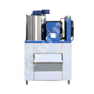 Quality Food Beverage Shops 2T Air Flake Ice Making Machine with Ice Storage Capacity Other wholesale