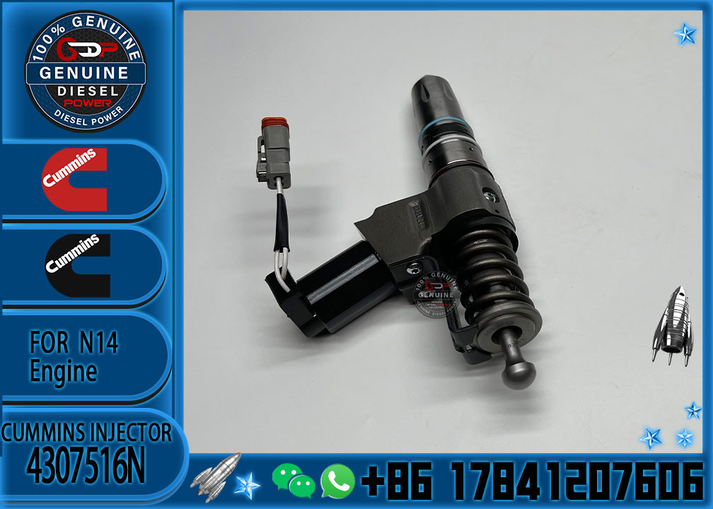 Auto Parts Common Rail Diesel Fuel Injector 4307795 4307516N3073995F For Cummins QSN14 N14