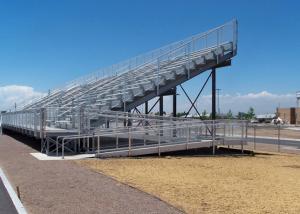 Quality Customized Aluminum Outdoor Bleachers For Horse Show / Motor Race wholesale