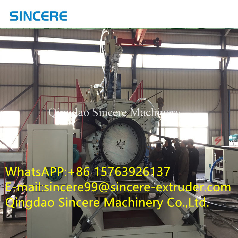 Spiral Winding Electrical Pipe Manufacturing Machine HDPE Culvert Making Extrusion